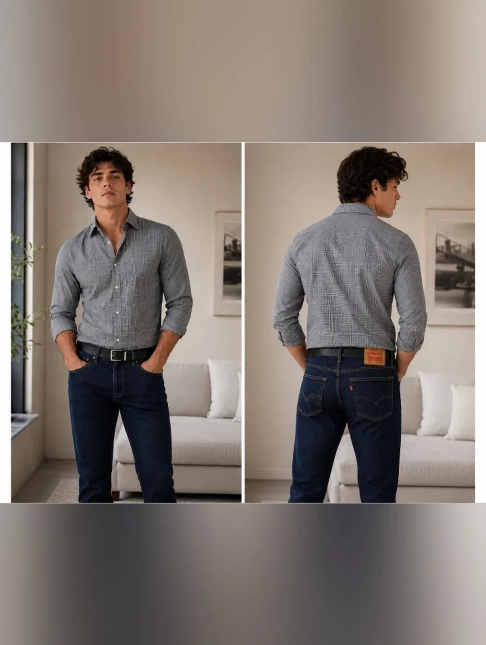 Levi's 511 Slim Fit Jeans W32 L34 Dark Wash Excellent Used